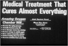 Hyperbaric Oxygen Therapy, inappropriate use of Hyperbaric Chambers