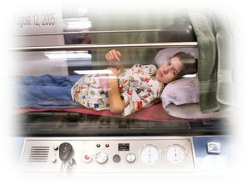 hyperbaric treatment in a monoplace chamber